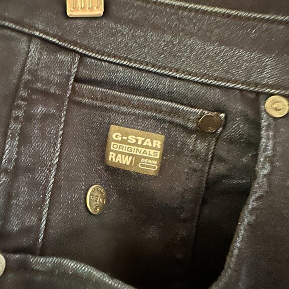 GStar Raw Arc 3D Kate Tapered Dark Wash Size 28 - Picture 3 of 4